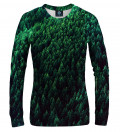 women sweatshirt with forest motive
