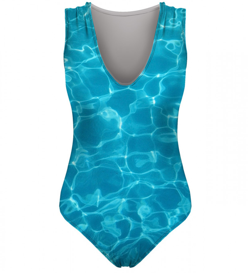 swimsuit with pool motive