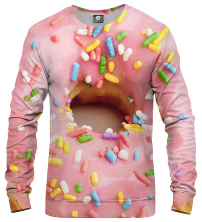 sweatshirt with donut motive