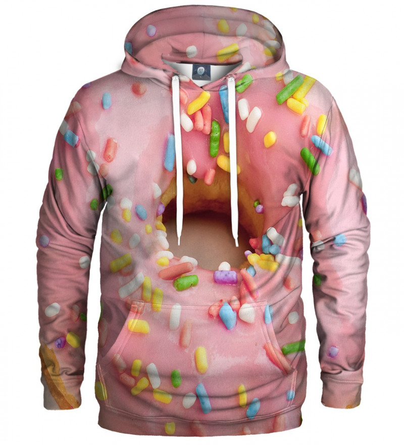 hoodie with donut motive