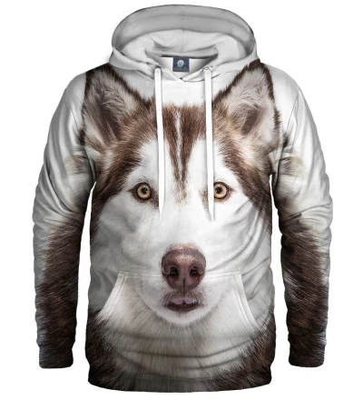 hoodie with husky motive