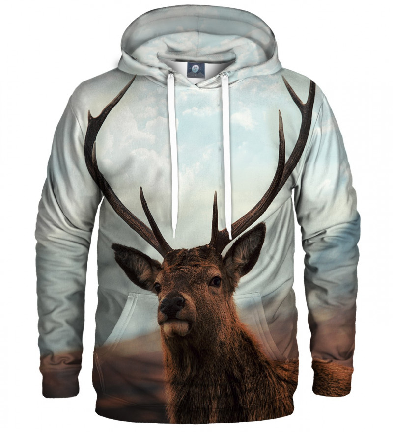 hoodie with deer motive