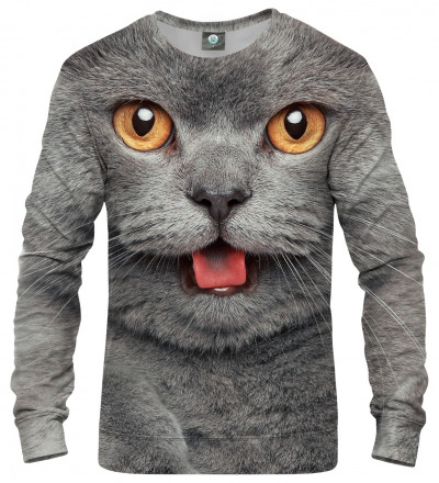 sweatshirt with cat motive