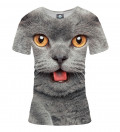 T-shirt damski British cat