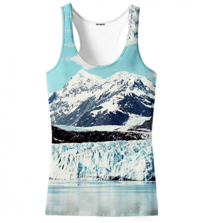 tank top with snowy mountains motive