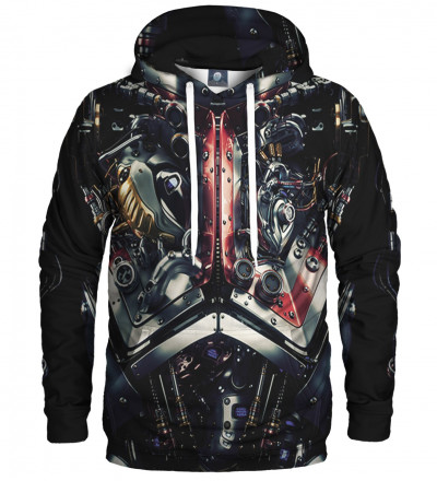 hoodie with machine motive
