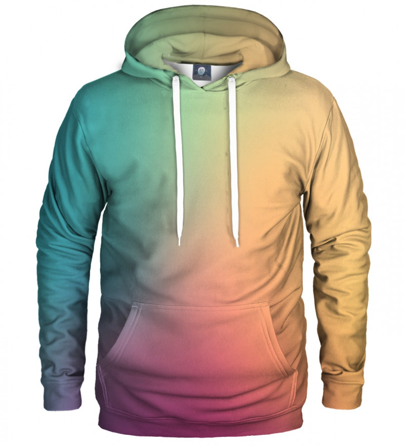 hoodie with colorful ombre motive