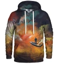 hoodie with sailing boat motive