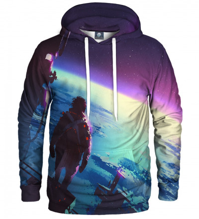 hoodie with space motive