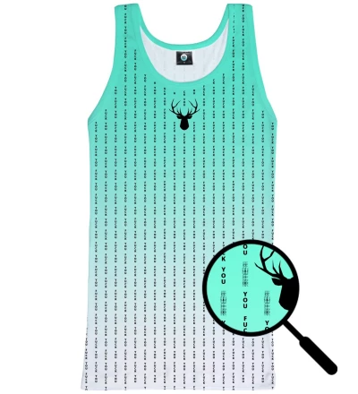 tank top with fk you inscription