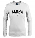 biała bluza z napisem aloha from deer