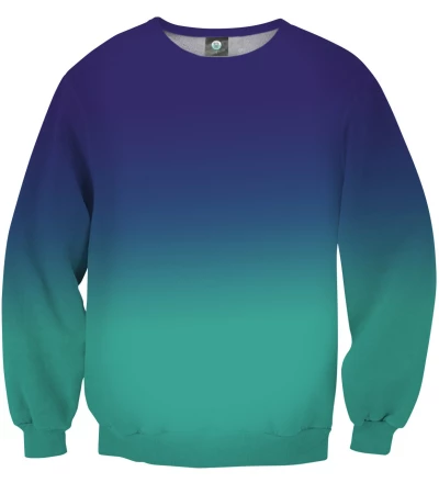 blue ombre sweatshirt
