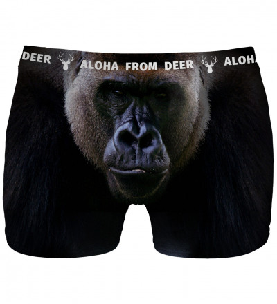 underwear with gorilla motive
