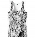 tank top with silver effect