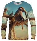 sweatshirt with elephant motive