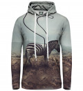 hoodie with zebra motive