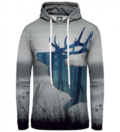 women hoodie with deer motive