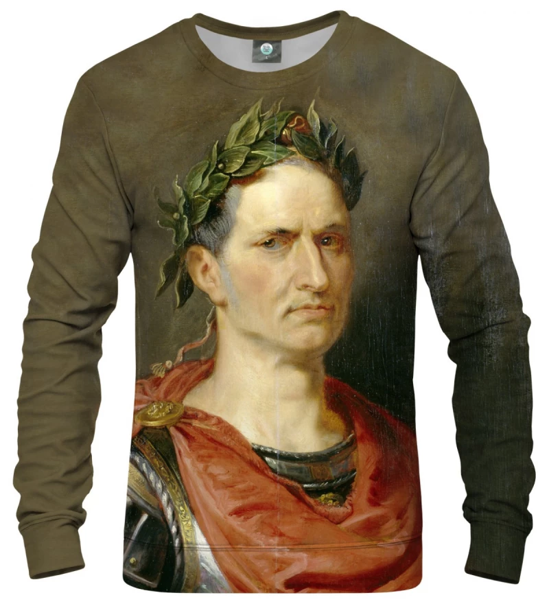 sweatshirt with Julius Cesar motive