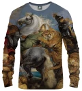 The tiger hunt Sweatshirt, by Peter Paul Rubens