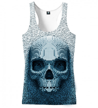 tank top with skull motive