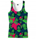 tank top with green zombie motive