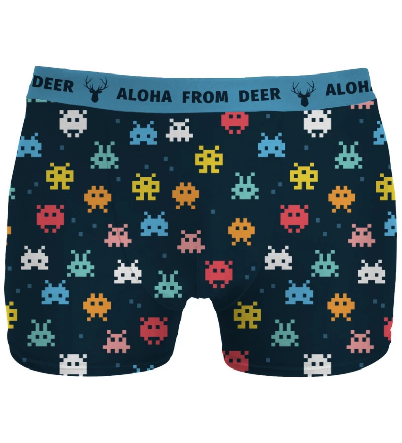 underwear with space invaders motive