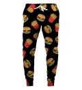 spodnie z motywem fast food