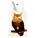 tank top with owl motive