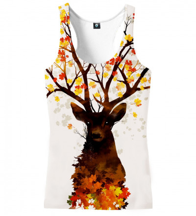 tank top with deer motive