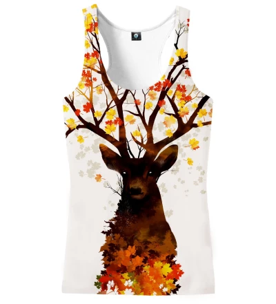 tank top with deer motive