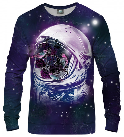 sweatshirt with birds in space