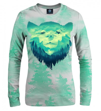 sweatshirt with bear motive