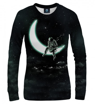 sweatshirt with moon motive