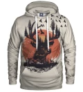 hoodie with sun and deer motive