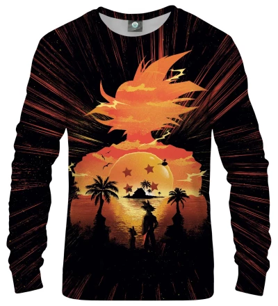 sweatshirt with anime motive