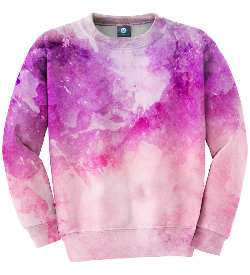 pink ombre sweatshirt