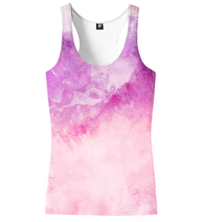 top with pink ombre motive