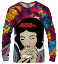 sweatshirt with dirty snow white motive