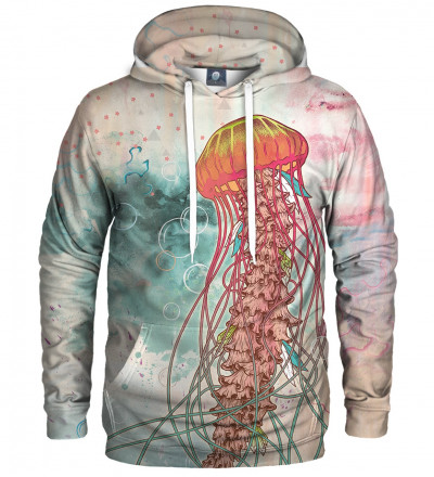 hoodie with jellyfish motive
