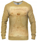 Vitruvia Man Sweatshirt, by Leonardo da Vinci