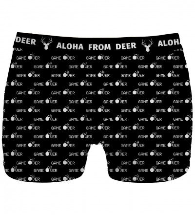 underwear with game over inscription