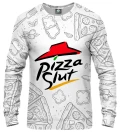 sweatshirt with pizza motive
