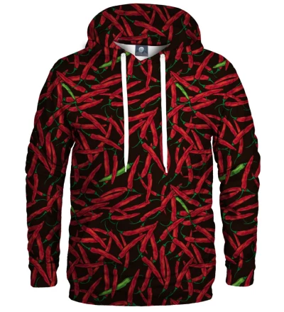 hoodie with chilli motive