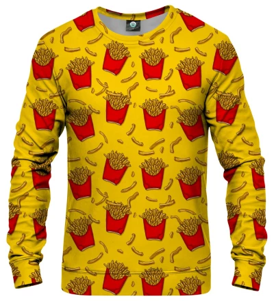 sweatshirt with fries motive