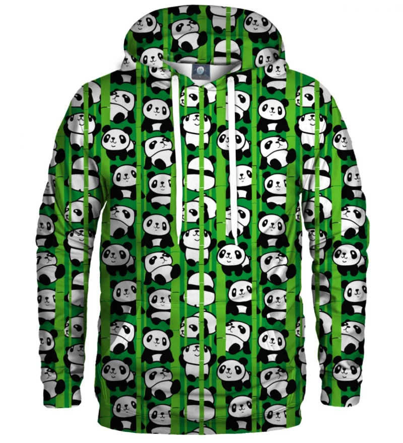 hoodie with pandas motive