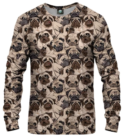 sweatshirt with dogs motive