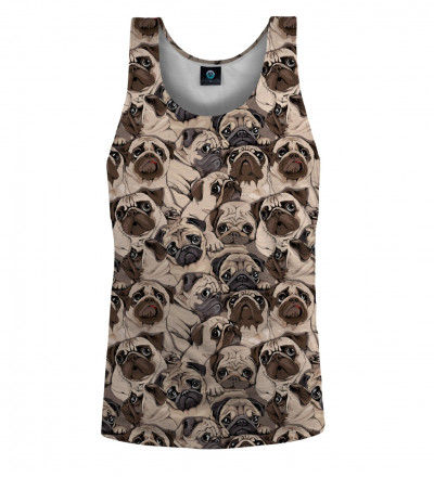 tank top with dogs motive