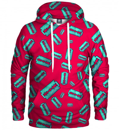 hoodie with razors motive
