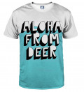 tshirt with aloha logo motive