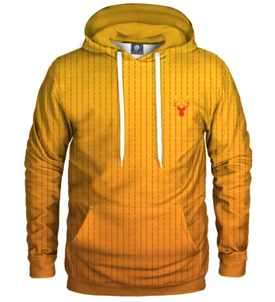 yellow hoodie with fk you inscription